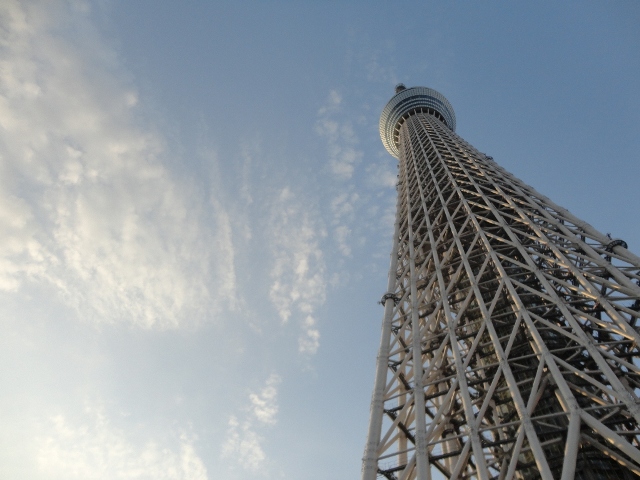 東京スカイツリーに登ってきました サンブログ