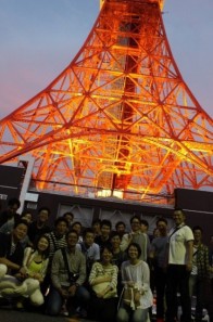 東京タワー集合写真