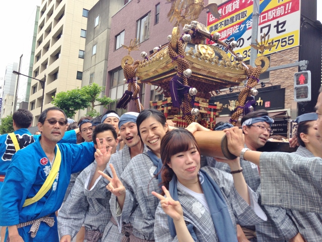 日本橋山王祭りに参画してきました サンブログ