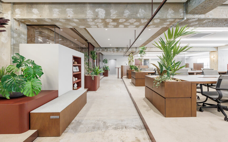 市ヶ谷駅徒歩5分！公園のように人々が集いたくなるフルセットアップオフィス