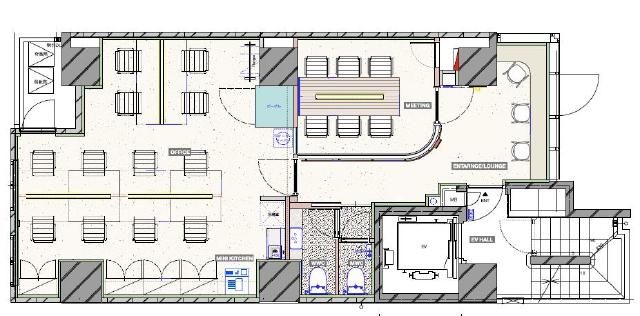 大門駅徒歩4分！原状回復不要の新築フルセットアップオフィスの写真6