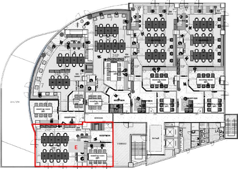 【敷金最大0】代々木駅徒歩4分の家具什器付きフルセットアップオフィスの写真10
