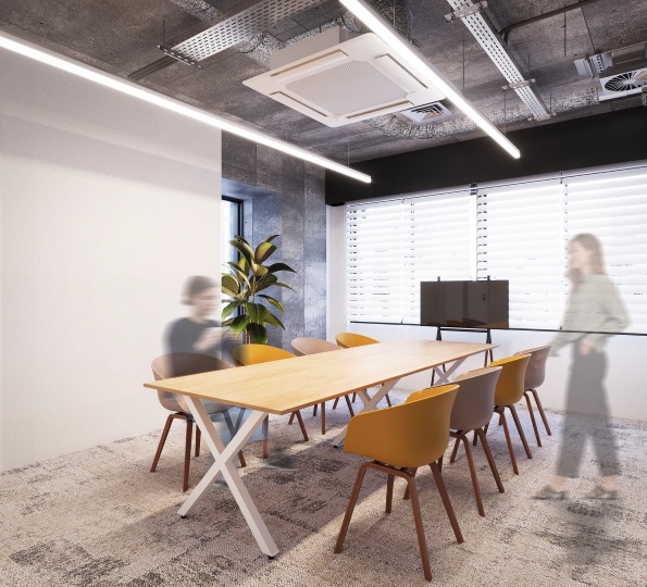 三田駅徒歩4分！受付・モニター付会議室完備のセットアップオフィスの写真1