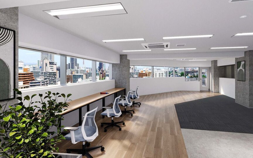 中目黒駅徒歩8分！デザイン性の高い眺望抜群の内装付きセットアップオフィス4