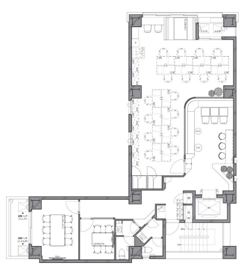 茅場町駅徒歩1分！執務室什器まで設置済みのフルセットアップオフィスの写真1