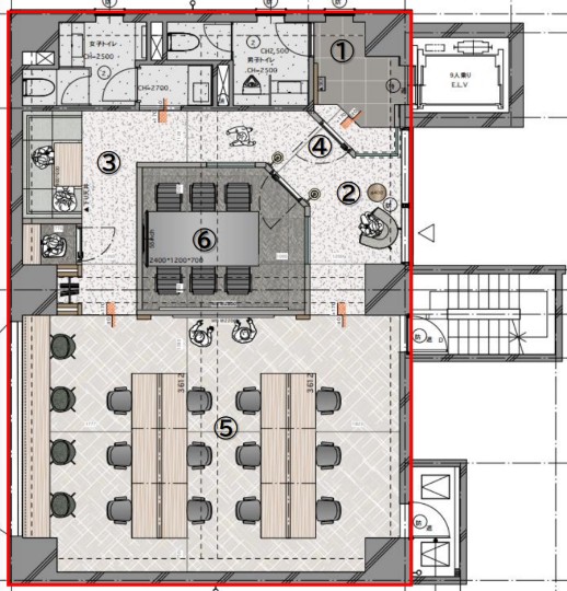 青山一丁目駅徒歩3分！モダンで高い機能性のフルセットアップオフィスの写真2