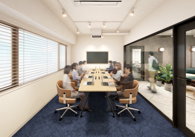 渋谷駅徒歩圏内！閑静なエリアに位置する新装フルセットアップオフィスの写真4