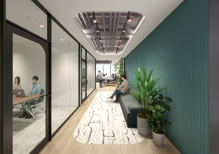 市ヶ谷駅徒歩5分！野外テラスが魅力の最新フルセットアップオフィス