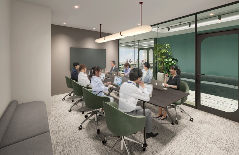 市ヶ谷駅徒歩5分！野外テラスが魅力の最新フルセットアップオフィスの写真6