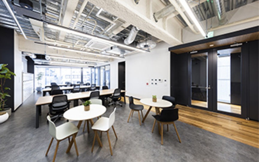 【敷金0】神田駅徒歩5分!共用部充実のWi-Fi付フルセットアップオフィス