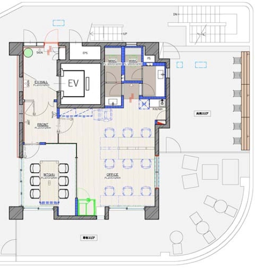 五反田駅徒歩5分！内装・家具付きの新装フルセットアップオフィスの写真2