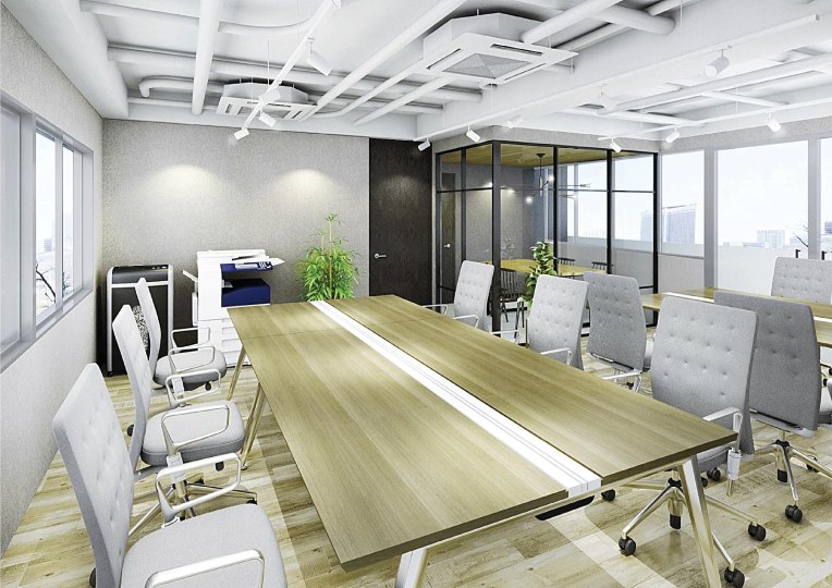 銀座駅徒歩圏内！小規模向け内装付きセットアップオフィス