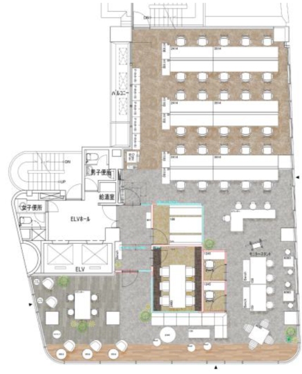 新宿三丁目駅徒歩2分！ゆとりあるスペースが魅力のセットアップオフィスの写真2