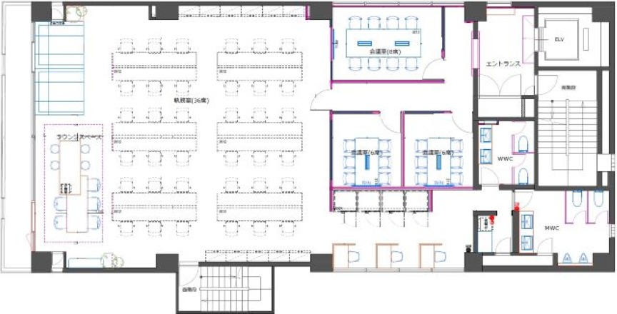 小伝馬町駅徒歩4分！2025年8月完成、内装充実の新装セットアップオフィスの写真2