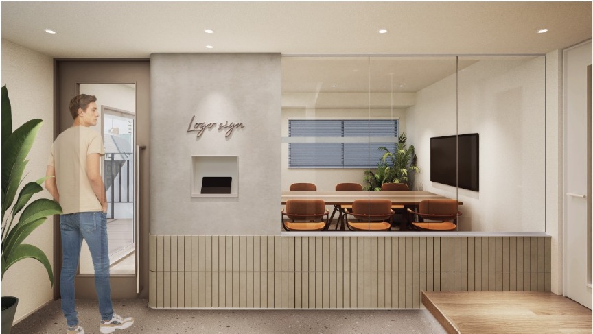 【敷金0／原状回復無】3駅が徒歩2分圏内！Wi-Fi付フルセットアップオフィス