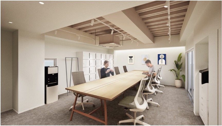 【敷金0／原状回復無】3駅が徒歩2分圏内！Wi-Fi付フルセットアップオフィスの写真n4