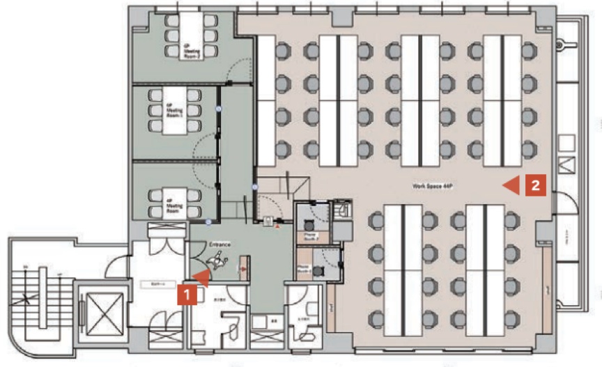 原宿駅徒歩7分、25年9月リニューアルの家具付きフルセットアップオフィスの写真1