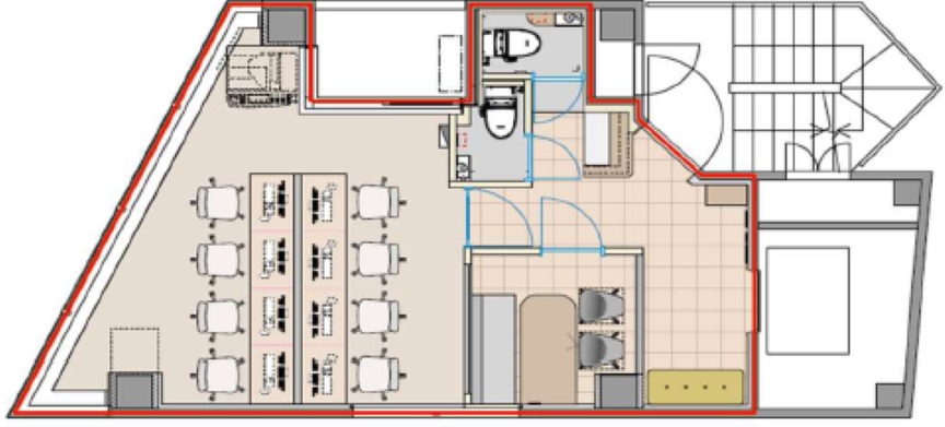 【敷金最大0・原状回復不要】北参道駅徒歩3分の小規模向けフルセットアップオフィスの写真8