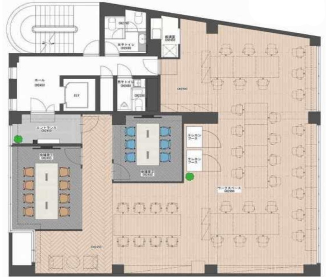 JR新宿駅徒歩6分！西新宿のWi-Fi付フルセットアップオフィスの写真1
