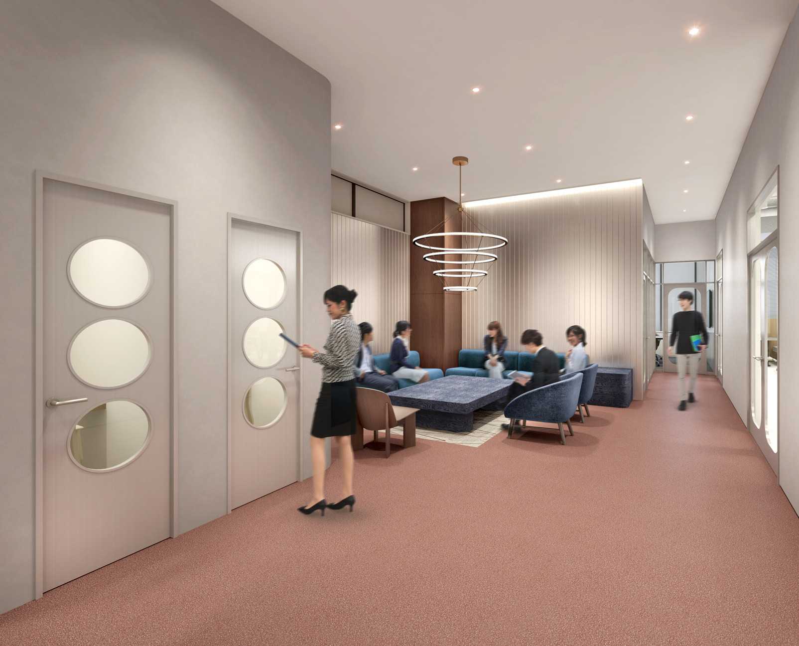 市ヶ谷駅徒歩5分、共用ルーフバルコニー付の新装フルセットアップオフィスの写真3