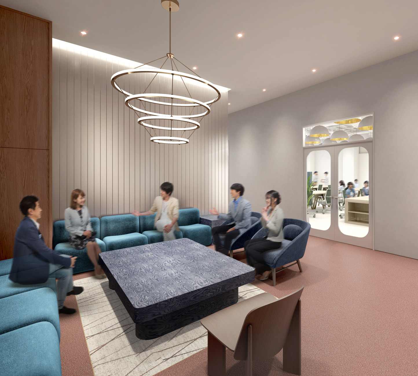 市ヶ谷駅徒歩5分、共用ルーフバルコニー付の新装フルセットアップオフィスの写真4