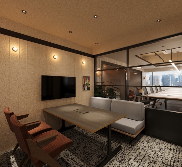 【敷金0・原状回復無】市ヶ谷駅徒歩1分のWi-Fi付新装フルセットアップオフィスの写真2