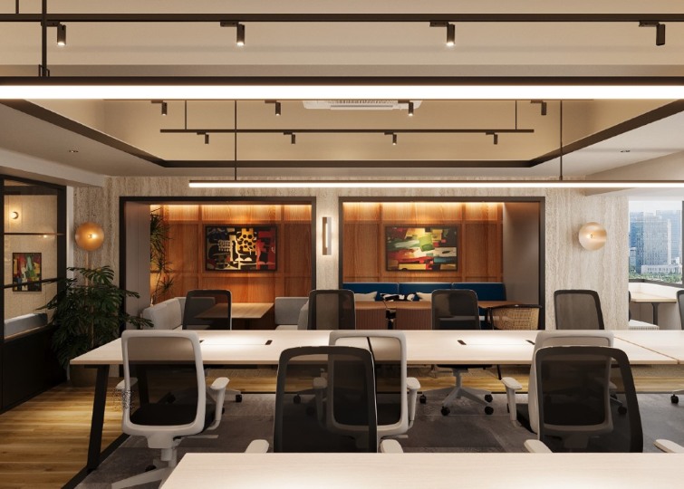 【敷金0・原状回復無】市ヶ谷駅徒歩1分のWi-Fi付新装フルセットアップオフィス