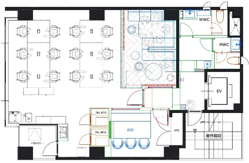 【仲介手数料不要】新宿御苑前駅徒歩5分の小規模向けフルセットアップオフィスの写真7