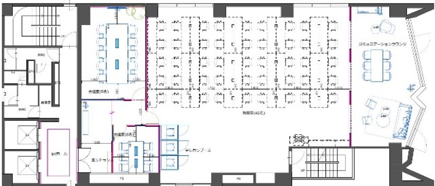 茅場町駅徒歩6分！即日入居可、会議室・ラウンジ付きのセットアップオフィスの写真7