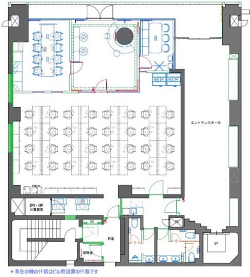 【仲介手数料不要】五反田駅徒歩5分！高級感のある内装が魅力のセットアップオフィスの写真1