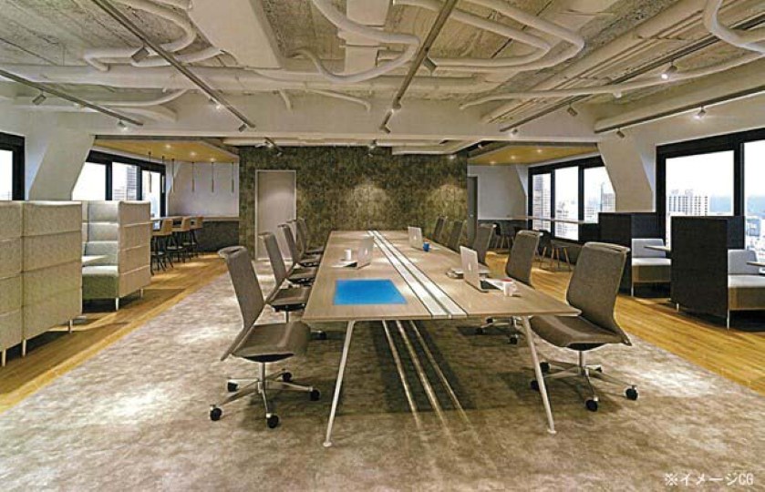 東京駅徒歩圏内！約50坪、デザイン性・機能性を両立したセットアップオフィス