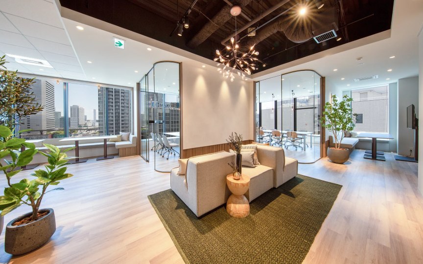 【敷金最大0】浜松町駅徒歩5分、眺望抜群の築浅フルセットアップオフィス