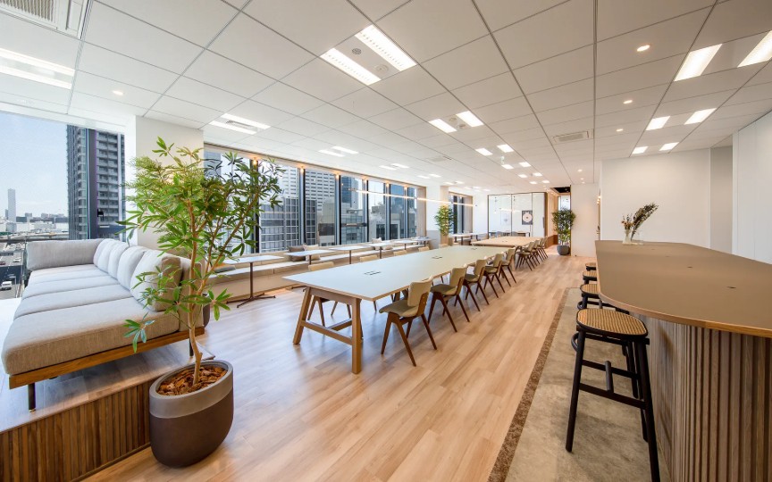 【敷金最大0】浜松町駅徒歩5分、眺望抜群の築浅フルセットアップオフィスの写真7