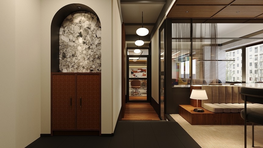 【移転コスト削減】西新宿エリア、デザイン性の高いWi-Fi付フルセットアップオフィス