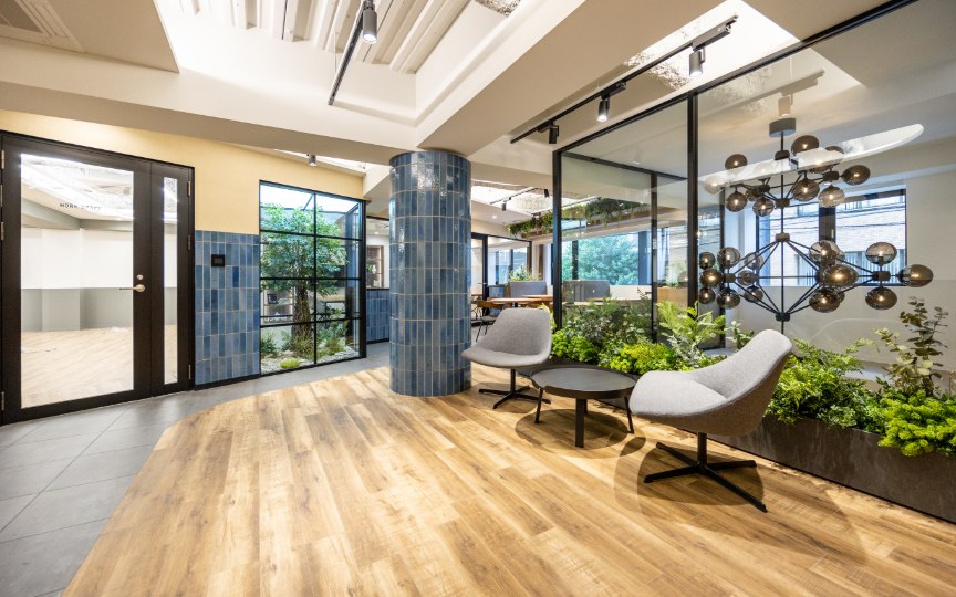 浜松町駅徒歩2分！会議室完備、カフェ風オープンスペースが魅力のセットアップオフィス