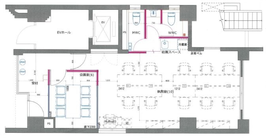 御成門駅徒歩4分！新橋駅も徒歩圏内の内装・会議室付きセットアップオフィスの写真1