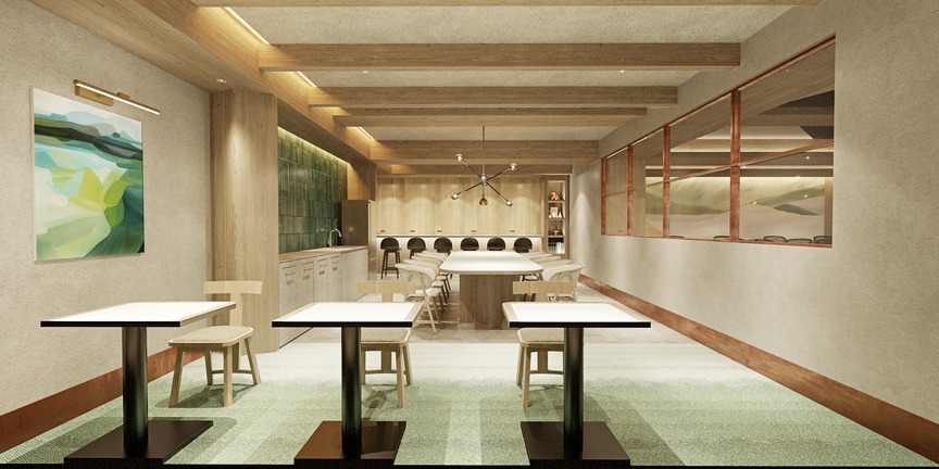 【仲介手数料不要】飯田橋駅徒歩7分、ホテルライクなラウンジ付きセットアップオフィスの写真2