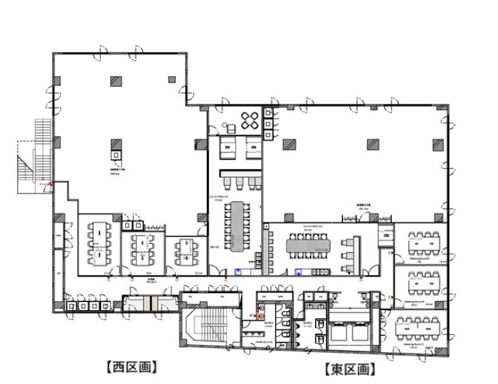 【仲介手数料不要】飯田橋駅徒歩7分、和モダンな内装で機能性抜群のセットアップオフィスの写真1