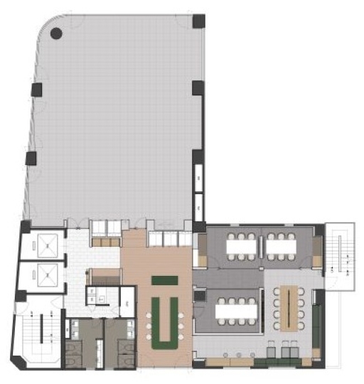 【仲介手数料不要】浜松町駅至近、会議室3室・テレカンブース5室完備のセットアップオフィスの写真4