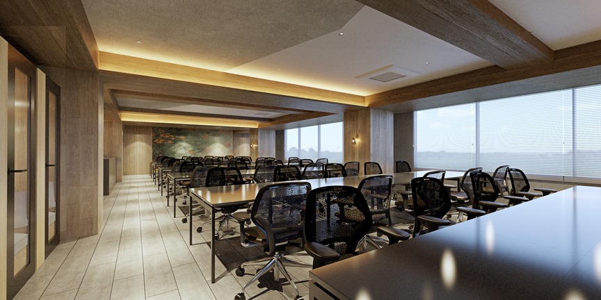 【仲介手数料不要】飯田橋駅付近、専用ラウンジ・会議室3室完備のセットアップオフィス