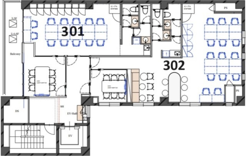 渋谷駅徒歩3分！原状回復不要、Wi-Fi完備のフルセットアップオフィスの写真6C