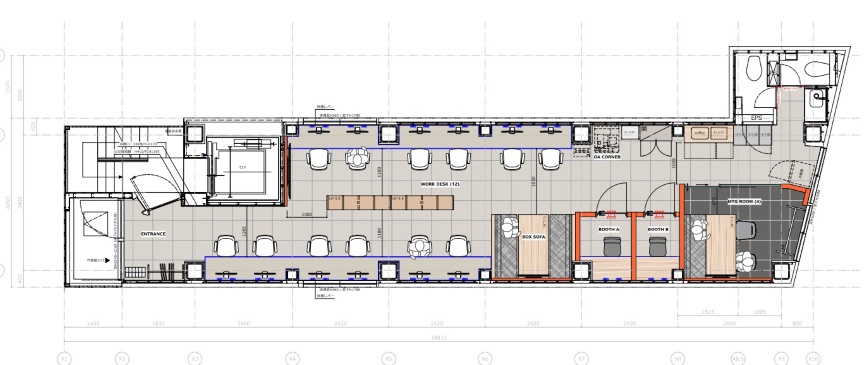 【敷金・原状回復不要】渋谷駅徒歩5分！12名規模の築浅フルセットアップオフィスの写真1