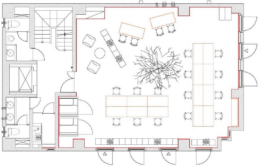 高田馬場駅徒歩3分、コミュニケーションが生まれる仕掛け満載のフルセットアップオフィスの写真1
