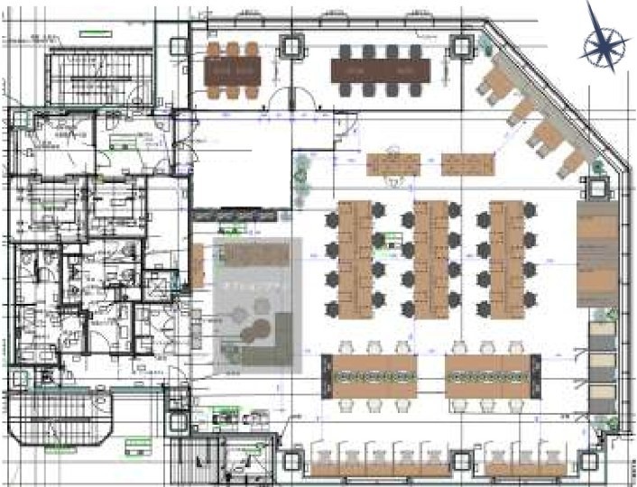 港区虎ノ門エリア、充実のワークスペースと共用設備が魅力の新築フルセットアップオフィスの写真1