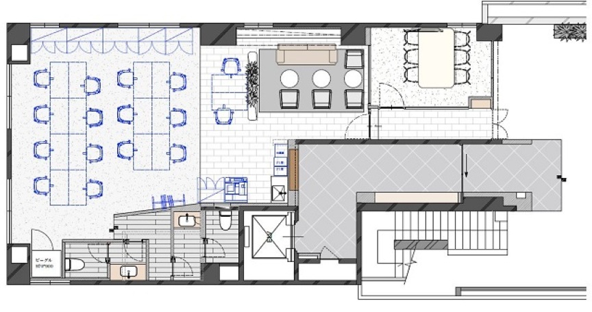 JR市ヶ谷駅徒歩6分！大規模リニューアル済の内装・家具付きフルセットアップオフィスの写真2