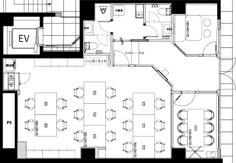 【敷金0・原状回復不要】秋葉原エリア、内装の新しいWi-Fi付きフルセットアップオフィスの写真2