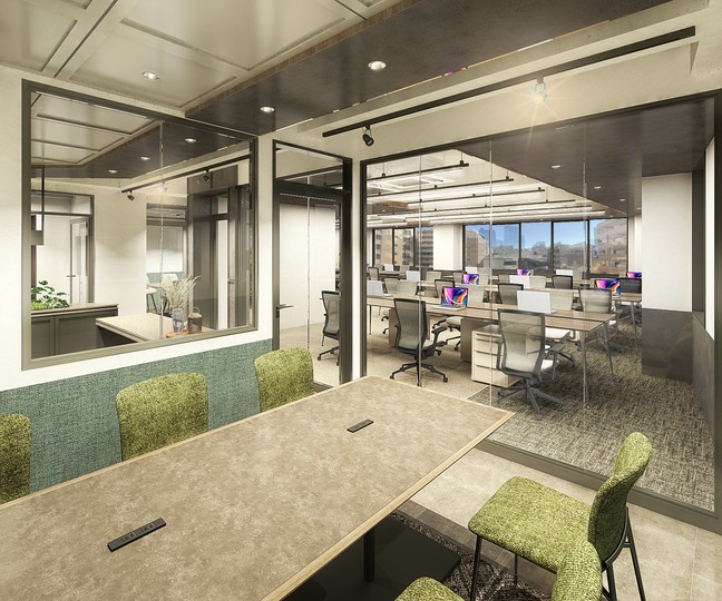 【敷金最大0】芝公園駅徒歩5分｜デザイン性の高い内装付きセットアップオフィスの写真1