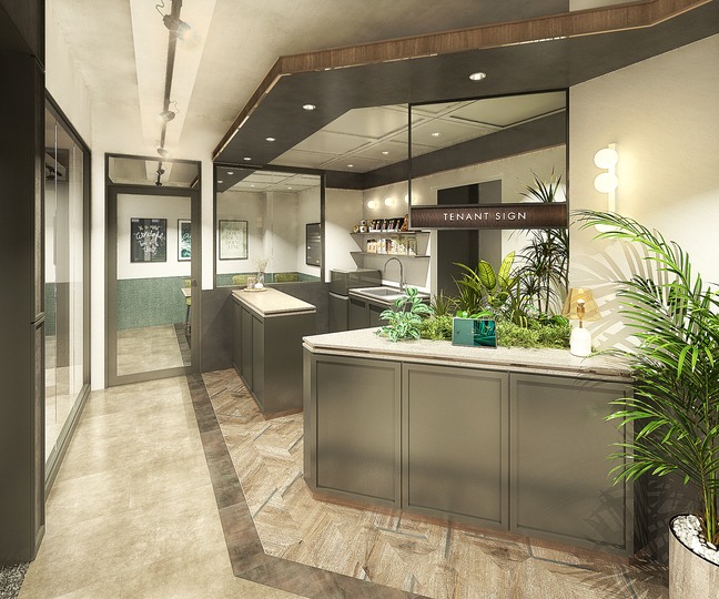 【敷金最大0】芝公園駅徒歩5分｜デザイン性の高い内装付きセットアップオフィス