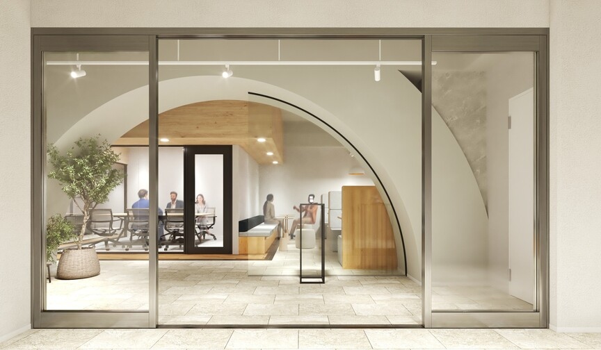 新宿駅徒歩圏内｜企業の信頼性を高める、洗練された内装が魅力のセットアップオフィス