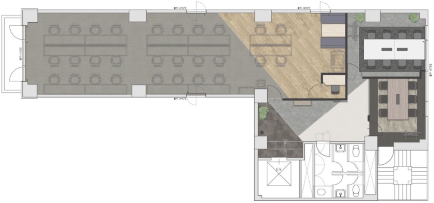 神谷町駅徒歩1分！『麻布台ヒルズ』至近、プレミアムな立地の内装付きセットアップオフィスの写真1